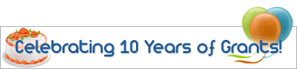 Celebrating 10 Years of Grants! Celebrating 10 Years of Grants!