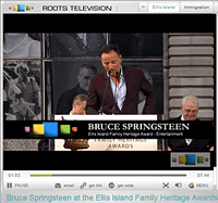 Bruce Springsteen at the Ellis Island Family Heritage Awards