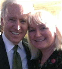 Vice President Joe Biden and Megan Smolenyak