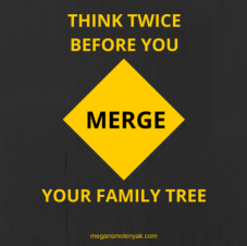 Think Twice Before You Merge Your Family Tree