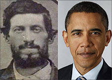 Barack Obama and 3rd Great Grandfather
