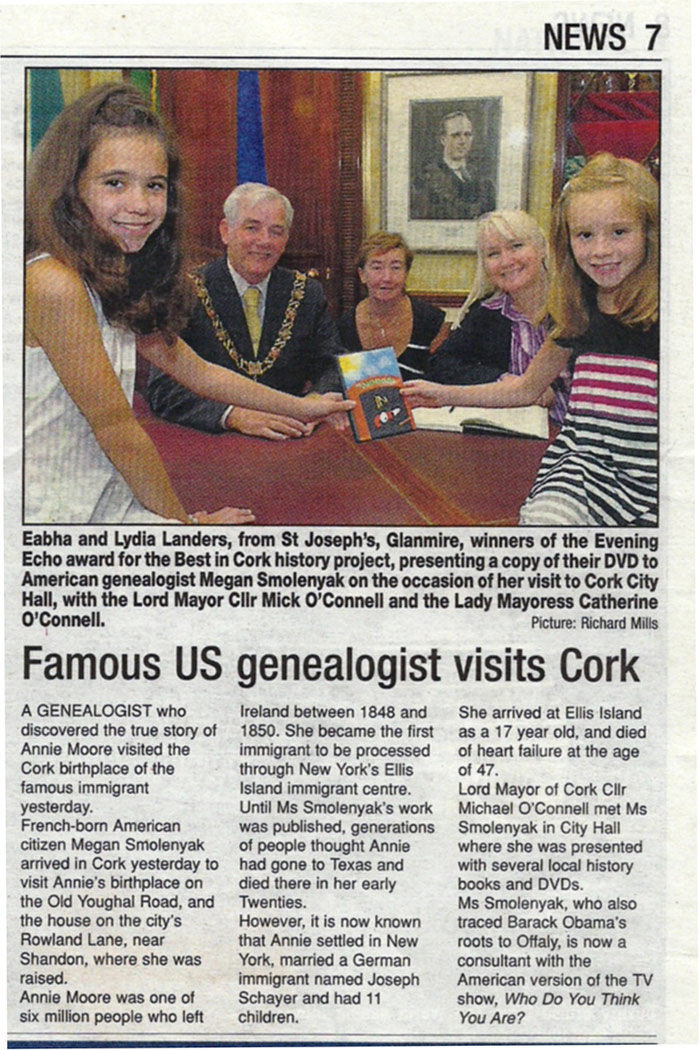 Famous Genealogist Visits Cork